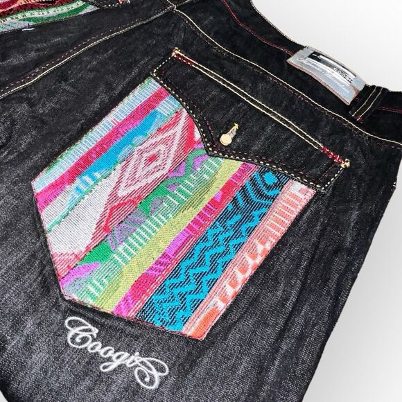 Coogi Y2K Jeans Big & Tall Embroidered Pocket Vintage Streetwear Hip Hop - Picture 6 of 15